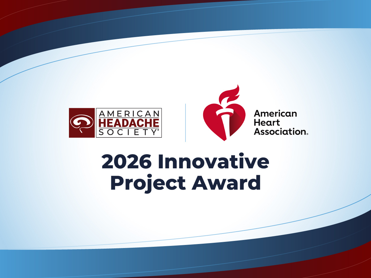 American Headache Society and American Heart Association 2026 Innovative Project Award