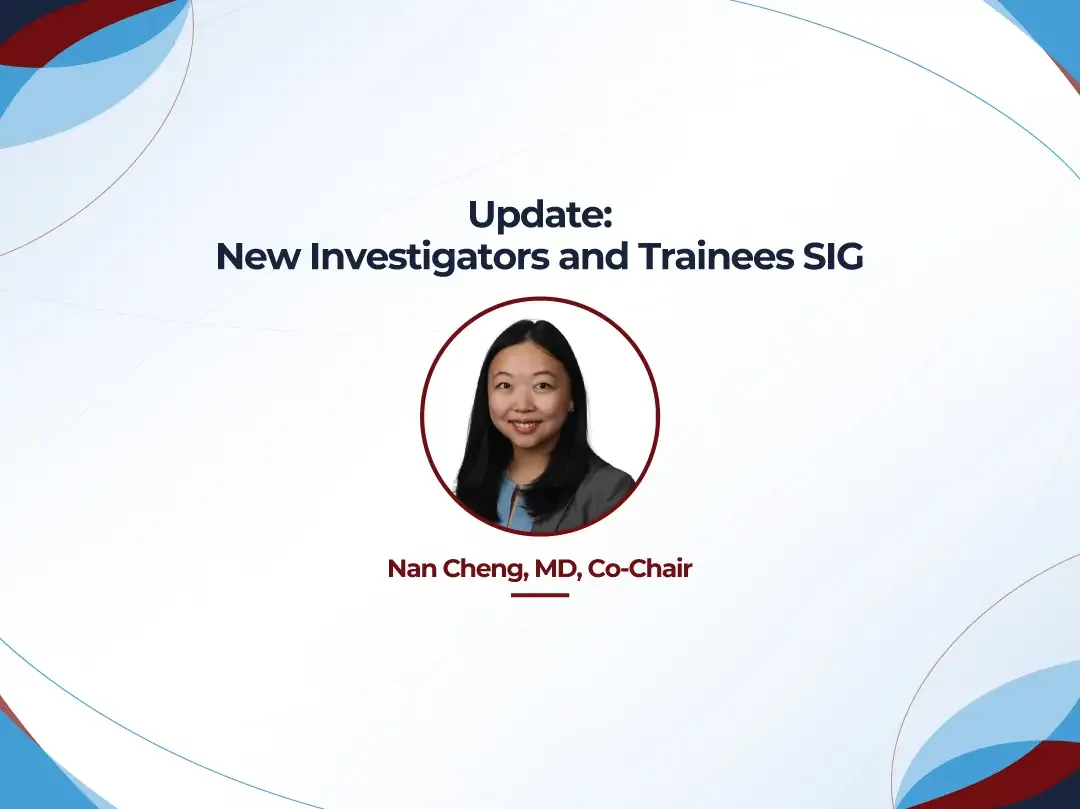 Update from the New Investigators & Trainees SIG